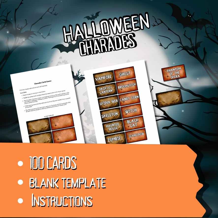 HALLOWEEN CHARADES GAME PRINTABLE - Image 5