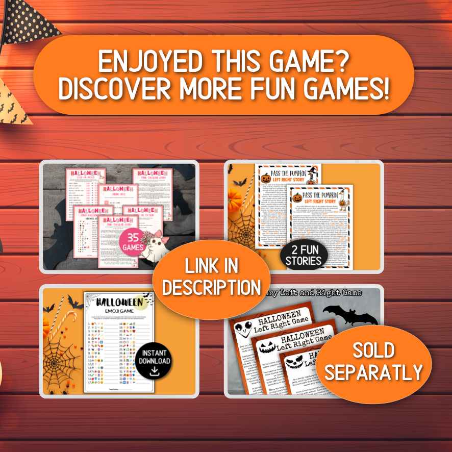 HALLOWEEN CHARADES GAME CARDS - Image 6