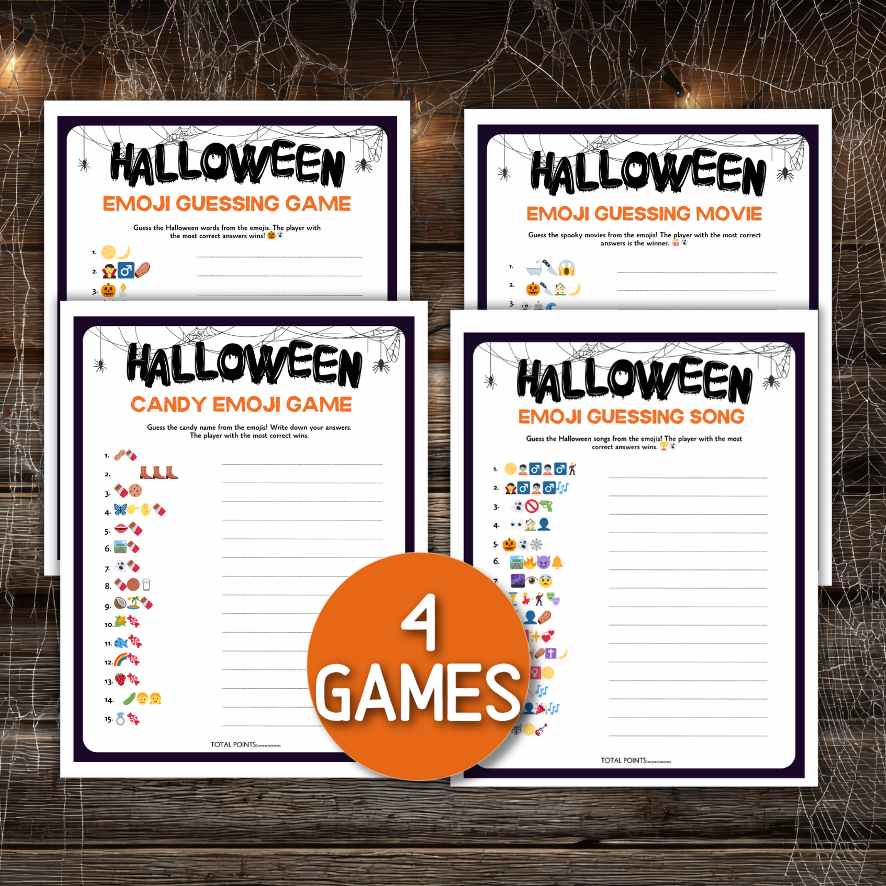 HALLOWEEN EMOJI GAME PRINTABLE - Image 3