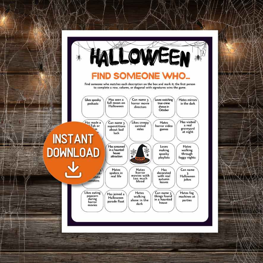 HALLOWEEN FIND SOMEONE WHO GAME - Image 3