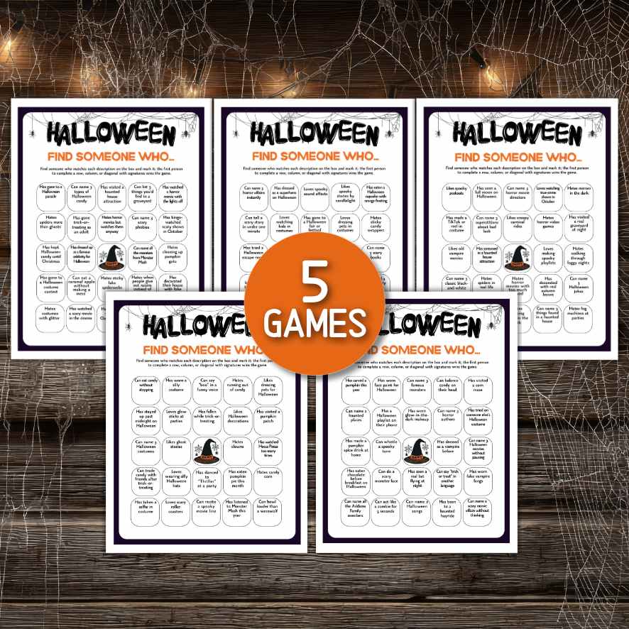 HALLOWEEN FIND SOMEONE WHO GAME - Image 4