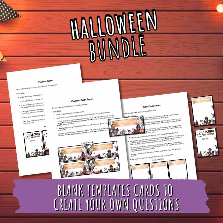 HALLOWEEN GAME BUNDLE FOR ADULTS AND TEENS - Image 4