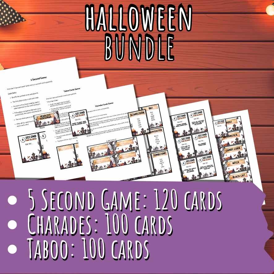 HALLOWEEN GAME BUNDLE FOR ADULTS AND TEENS - Image 6