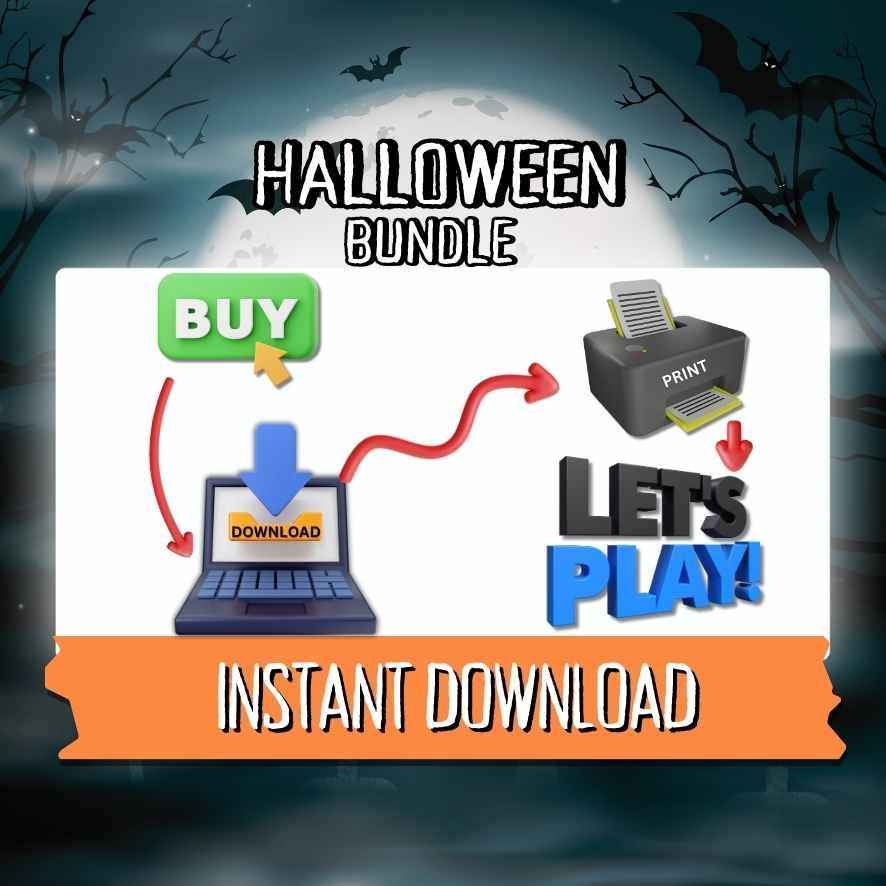 HALLOWEEN GAMES CARD BUNDLE - Image 8