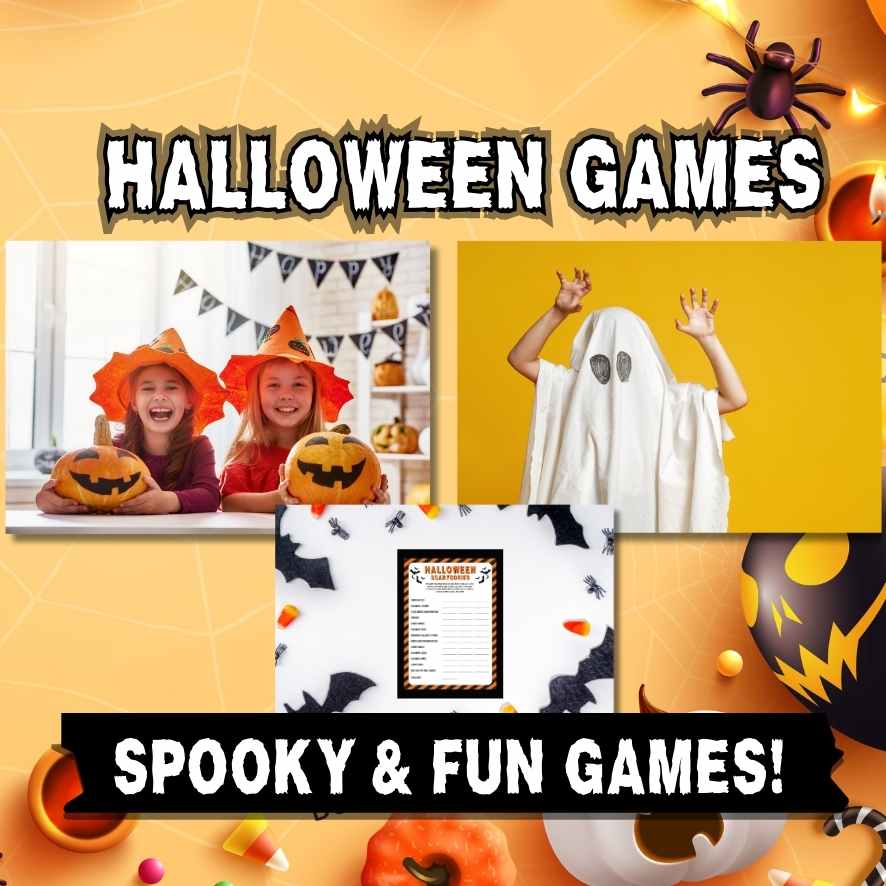 HALLOWEEN GAMES BUNDLE KIDS SHEETS - Image 2