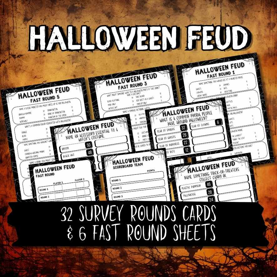 HALLOWEEN PARTY FEUD GAME SPIDER - Image 4