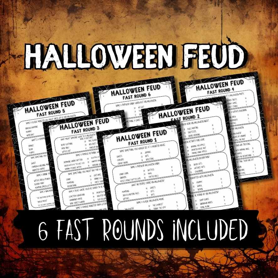 HALLOWEEN PARTY FEUD GAME SPIDER - Image 6