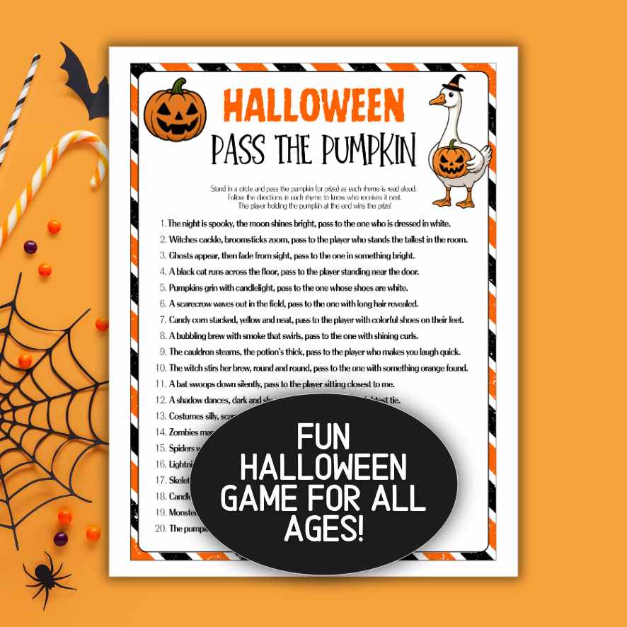 HALLOWEEN PASS THE PUMPKIN GAME - Image 3