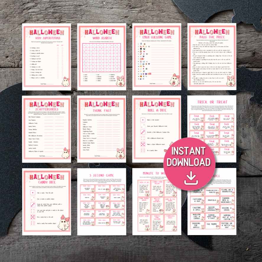 Halloween Pink Party Games - Image 2