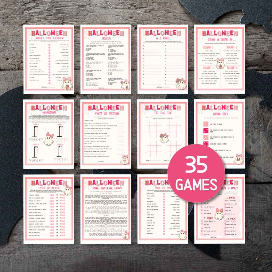 Halloween Pink Party Games - Image 4