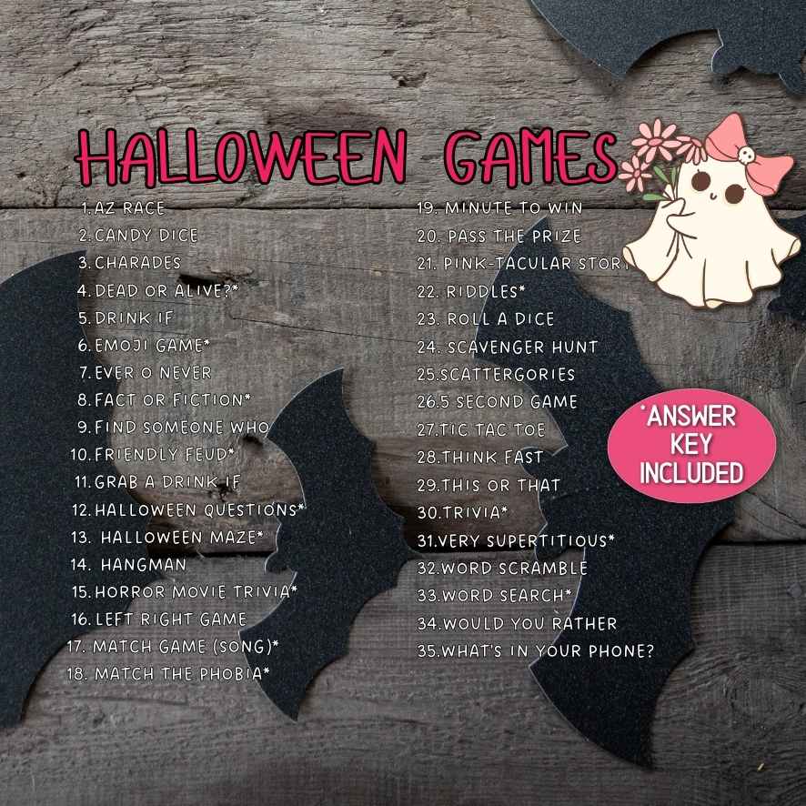 Halloween Pink Party Games - Image 5