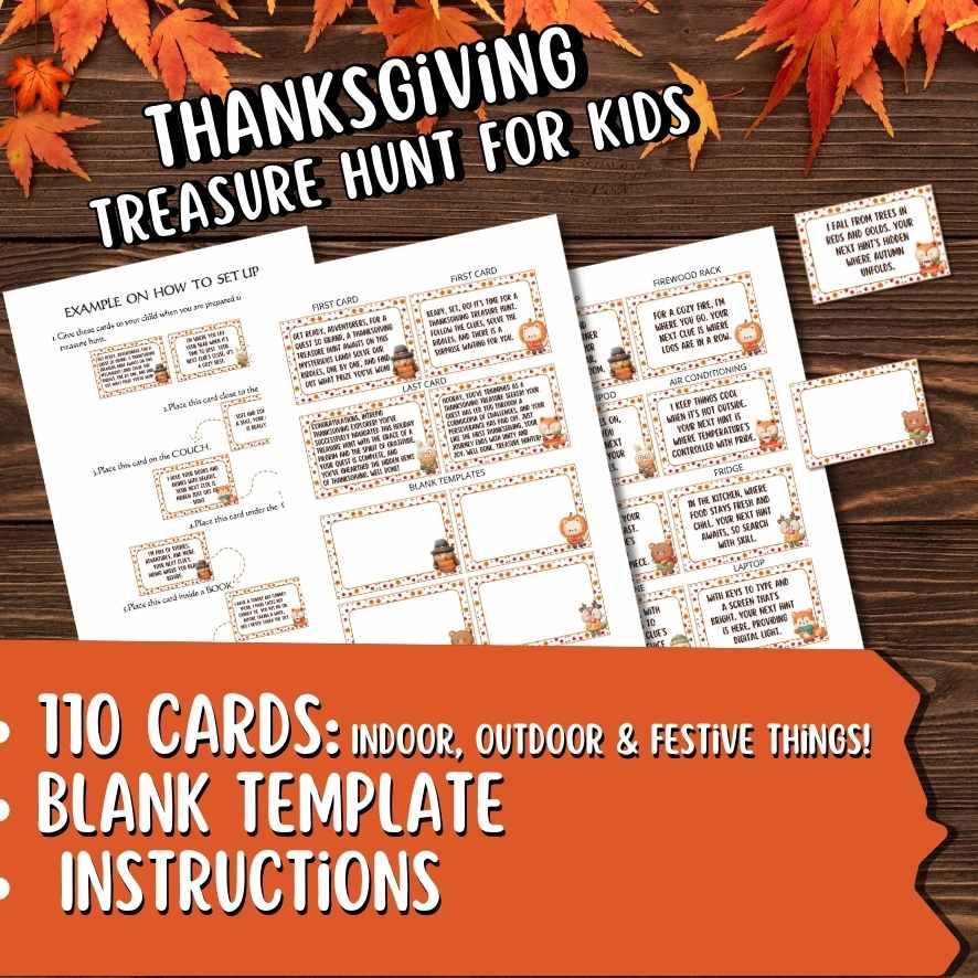 THANKSGIVING SCAVENGER HUNT FOR KIDS - Image 2