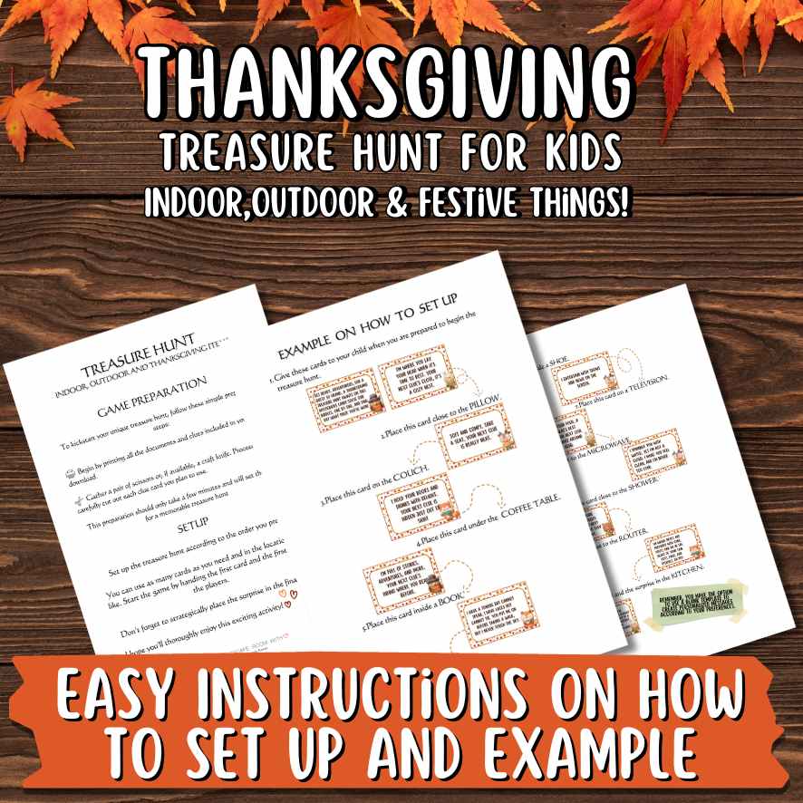 THANKSGIVING SCAVENGER HUNT FOR KIDS - Image 3