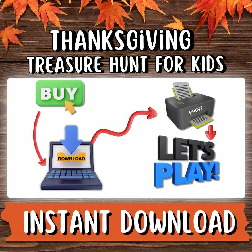 THANKSGIVING SCAVENGER HUNT FOR KIDS - Image 8