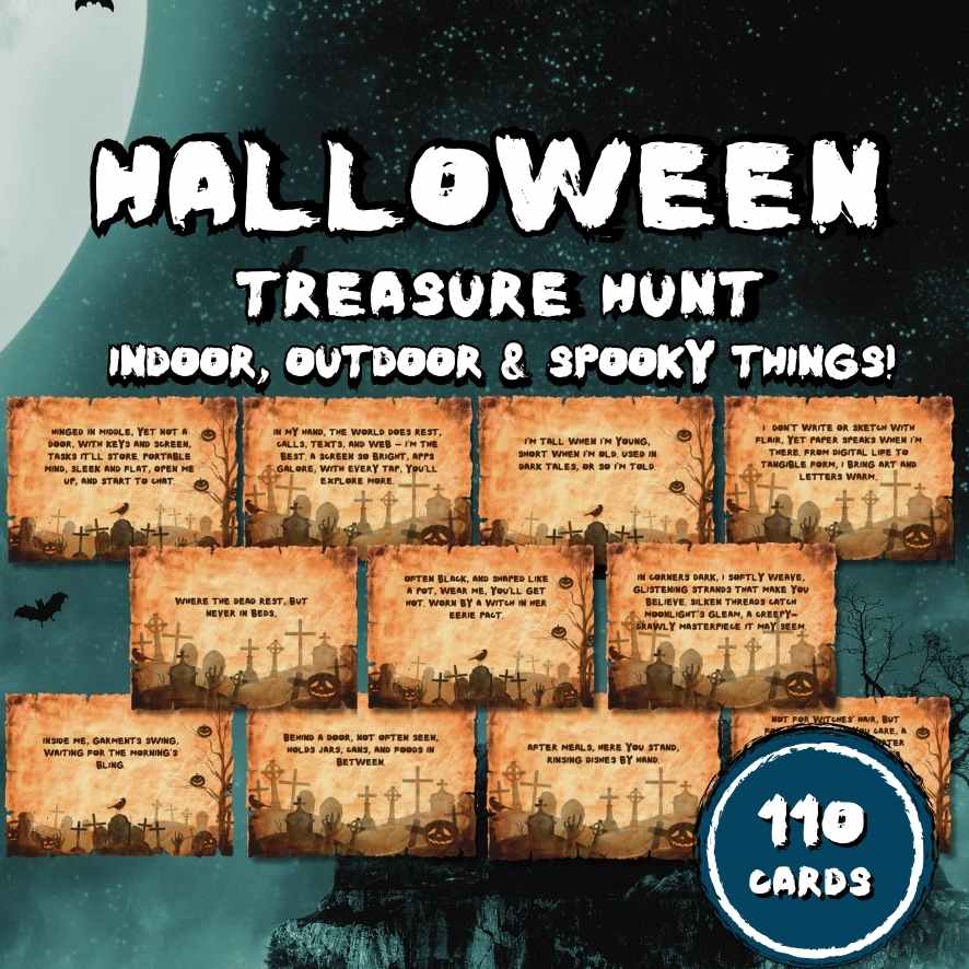 HALLOWEEN SCAVENGER HUNT GAME