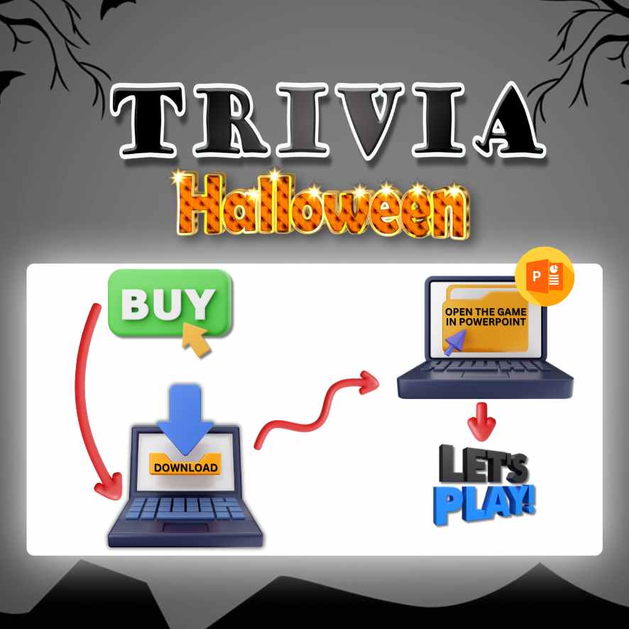 HALLOWEEN TRIVIA POWERPOINT GAME - Image 8