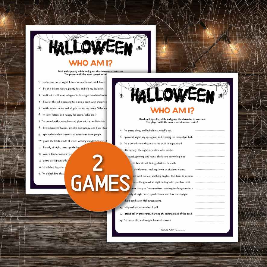 HALLOWEEN WHO AM I? GAME - Image 3