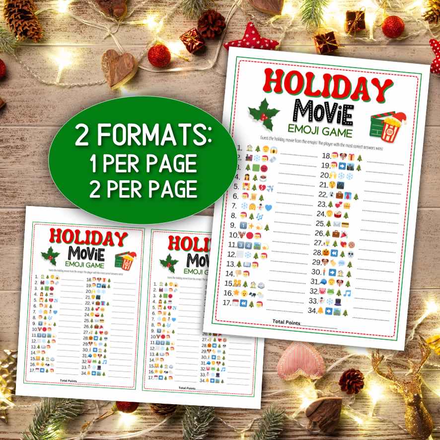 HOLIDAY EMOJI GAME CHRISTMAS MOVIE - Image 3