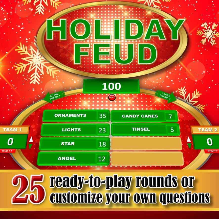HOLIDAY FEUD EDITABLE