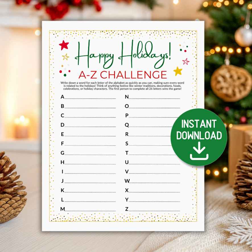 HOLIDAY PARTY GAME AZ RACE