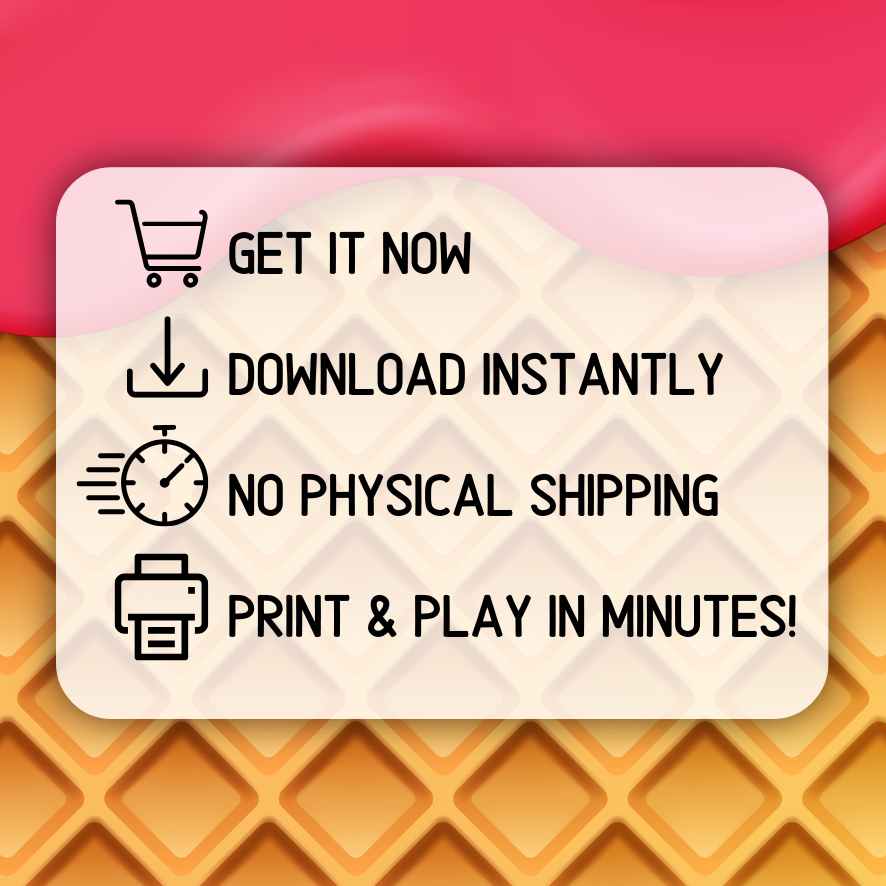 ICE CREAM TALK DICE GAME PRINTABLE - Image 5