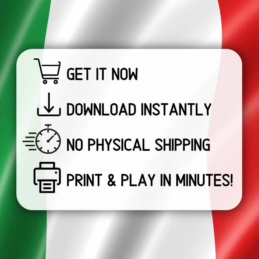 ITALY BINGO GAME PRINTABLE - Image 8