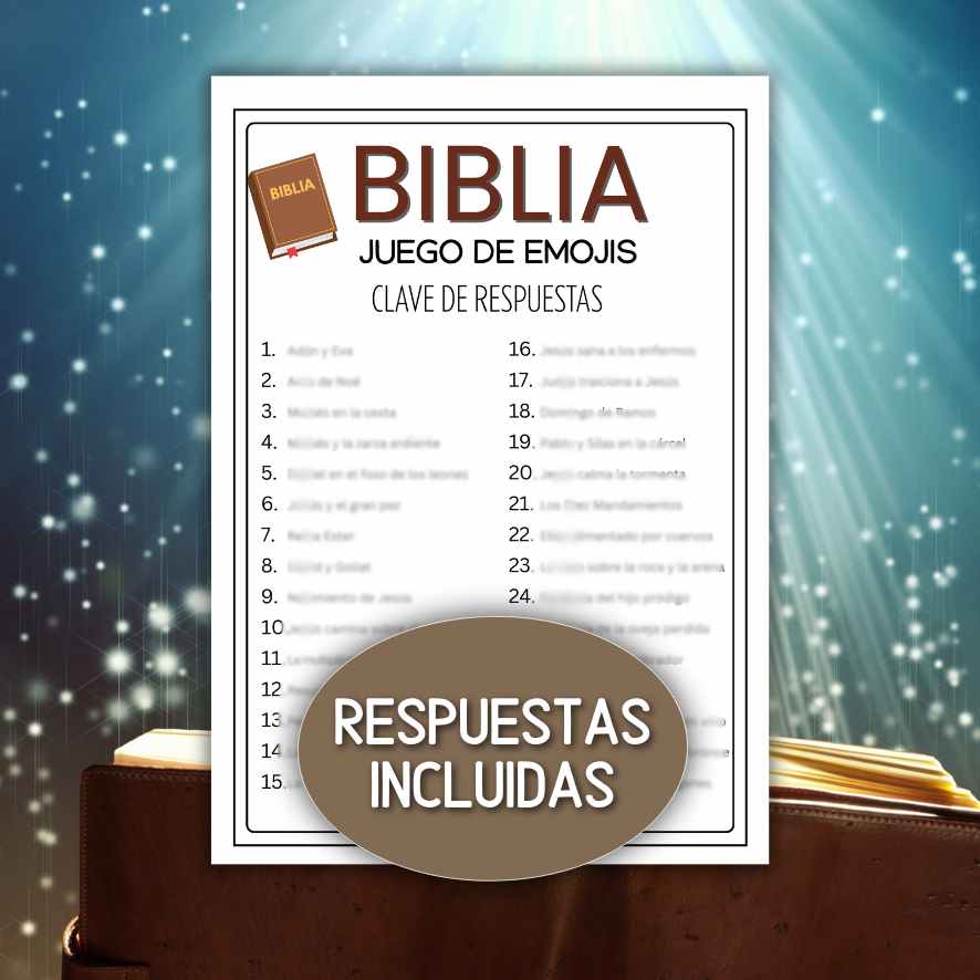 JUEGO BIBLICO DE EMOJIS EN ESPAÑOL - Image 3
