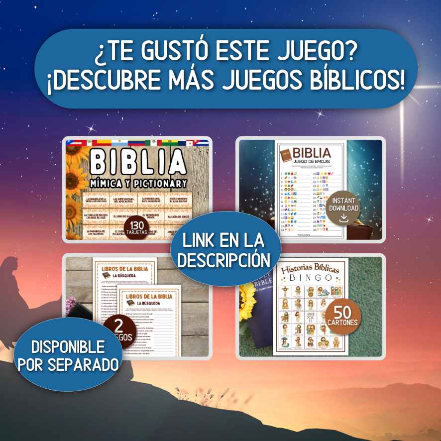 JUEGO BIBLICO DEL NACIMIENTO DE JESUS - Image 7
