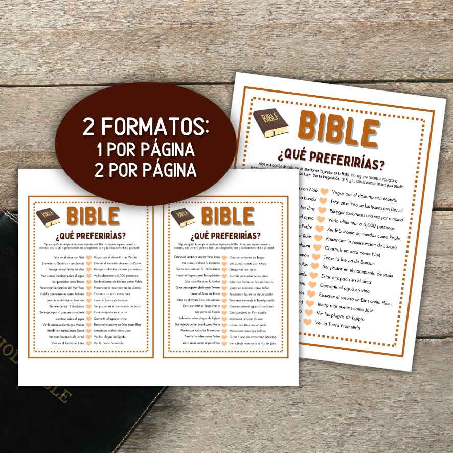 JUEGO BIBLICO IMPRIMIBLE EN ESPAÑOL - Image 3
