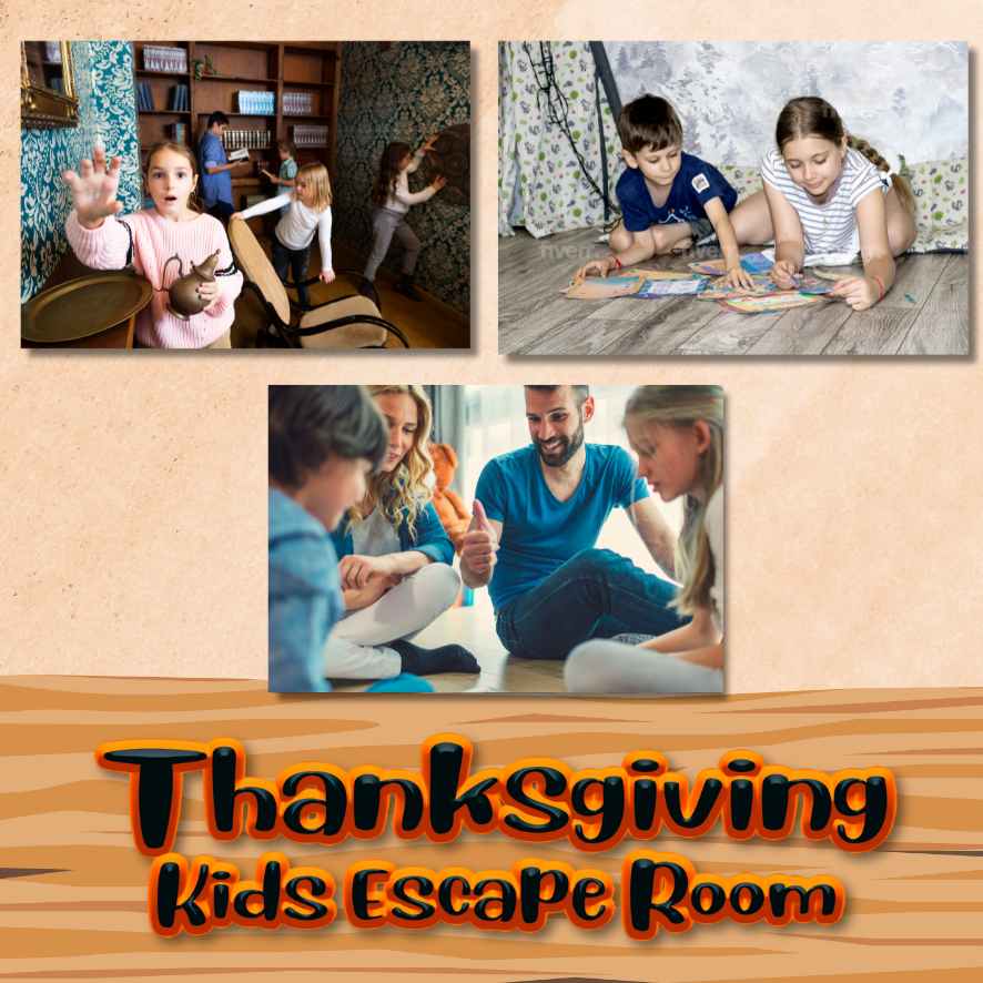 KIDS ESCAPE ROOM THANKSGIVING - PRINT AND PLAY - Image 2
