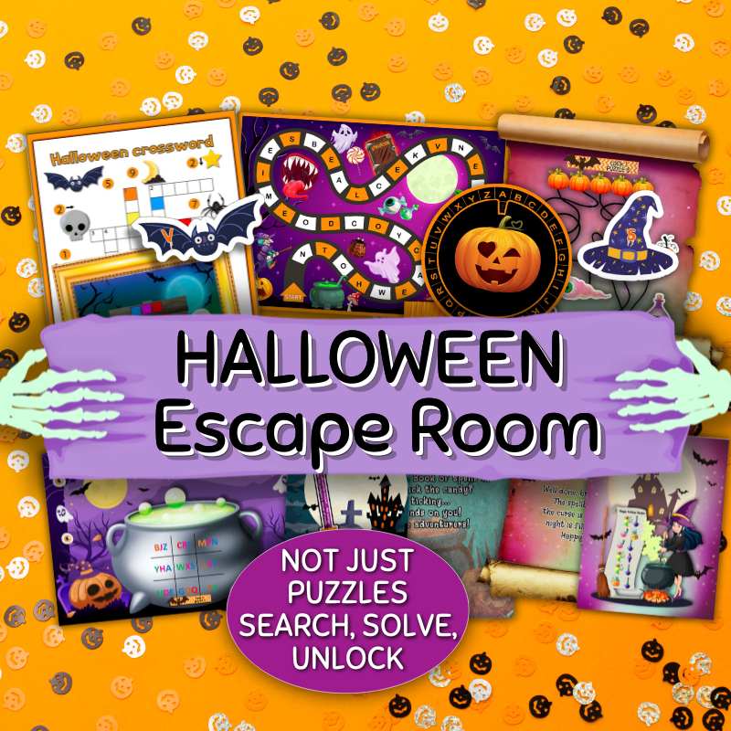 KIDS HALLOWEEN ESCAPE ROOM - A REAL EXPERIENCE AT HOME