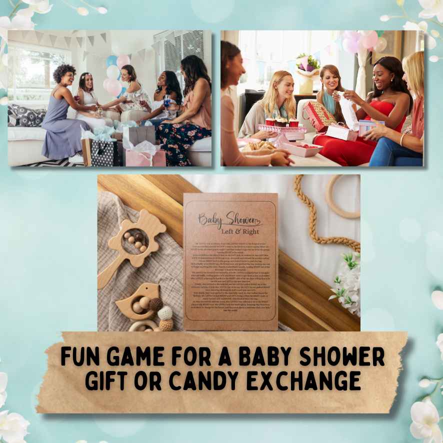LEFT RIGHT BABY SHOWER GAME PRINTABLE - Image 3
