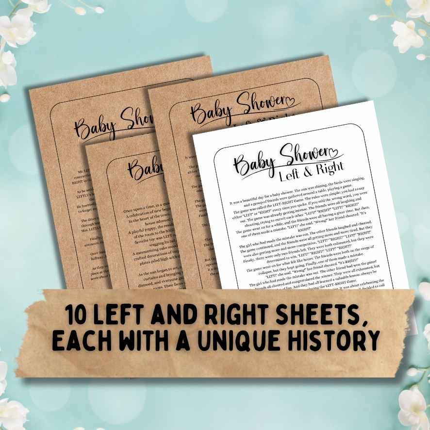 LEFT RIGHT BABY SHOWER GAME PRINTABLE - Image 4