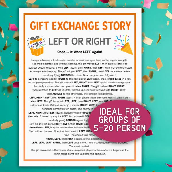 LEFT RIGHT STORY GIFT EXCHANGE - Image 5
