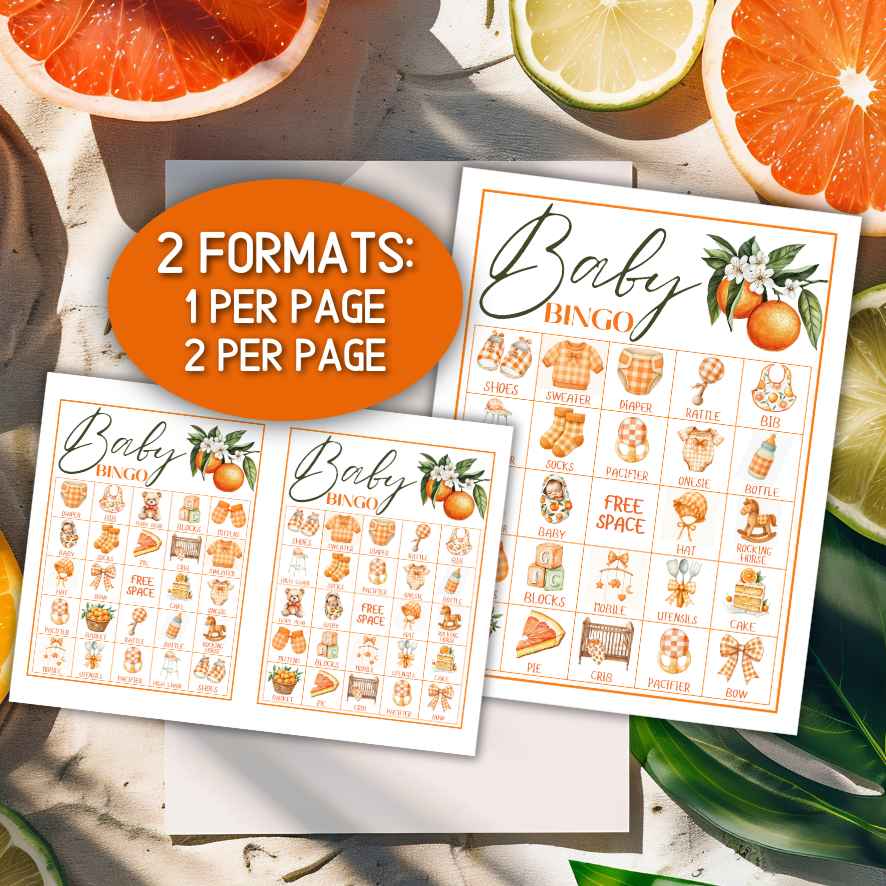 LITTLE CUTIE BABY SHOWER BINGO GAME - Image 6