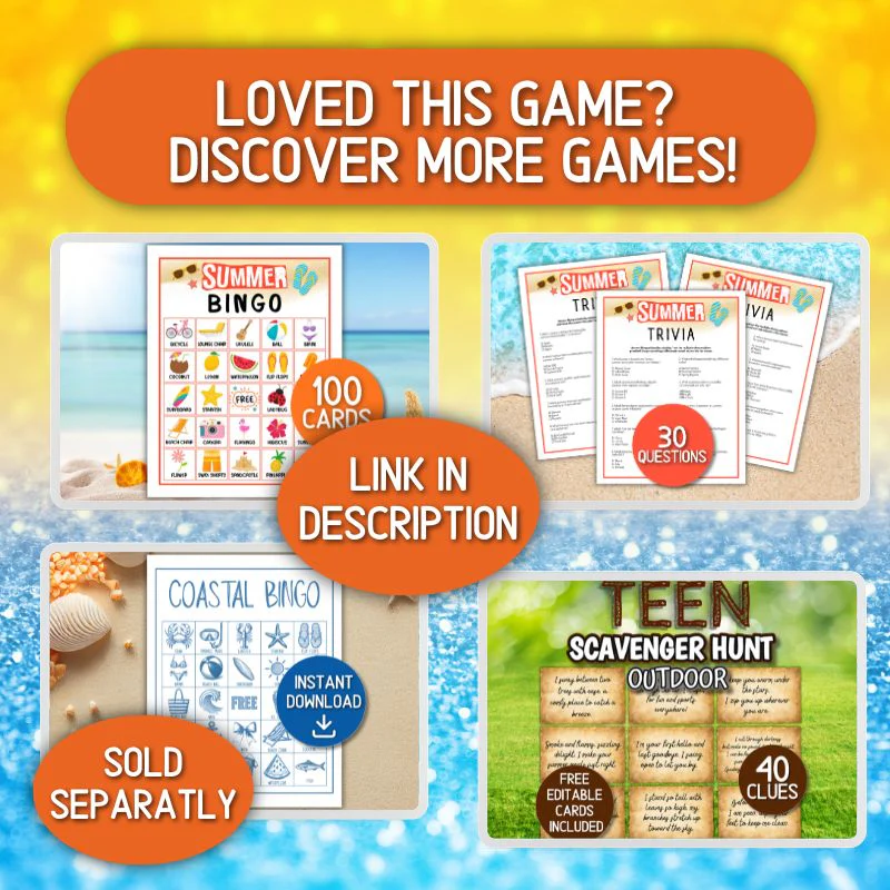 LUAU EMOJI PRINTABLE GAME - Image 6