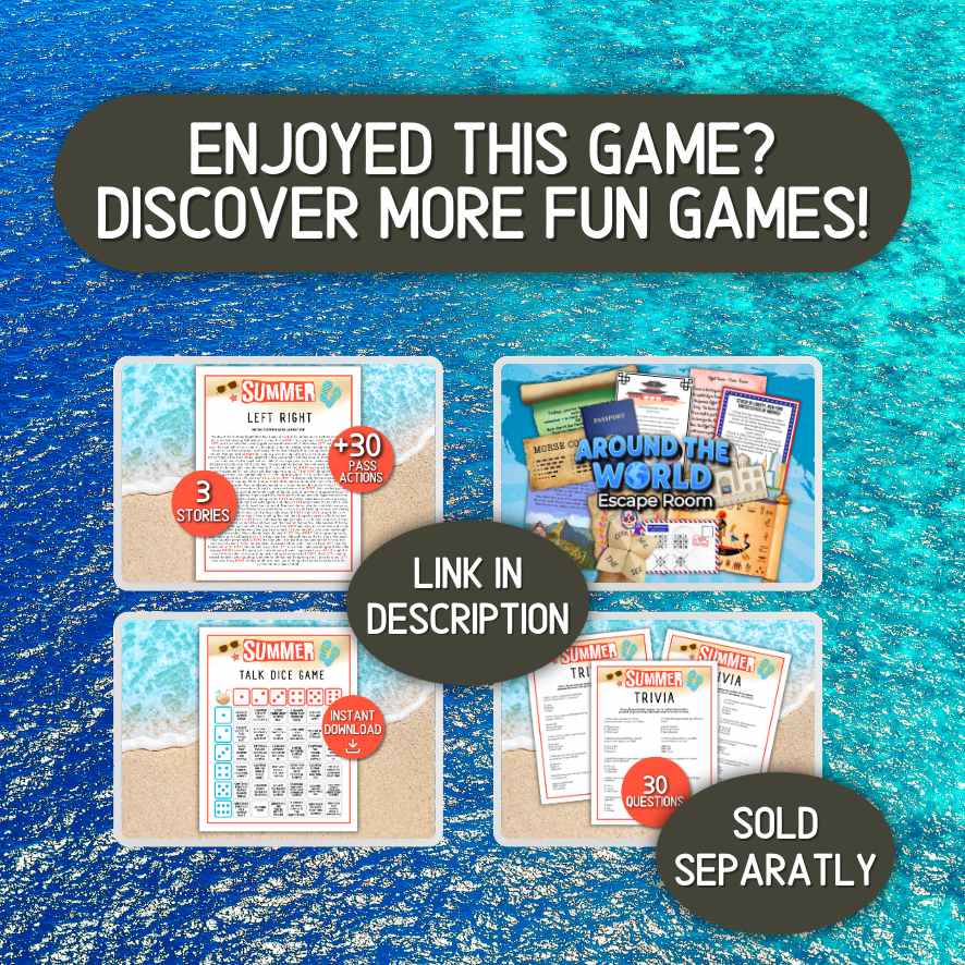 MEDITERRANEAN SUMMER BINGO PRINTABLE GAME - Image 9