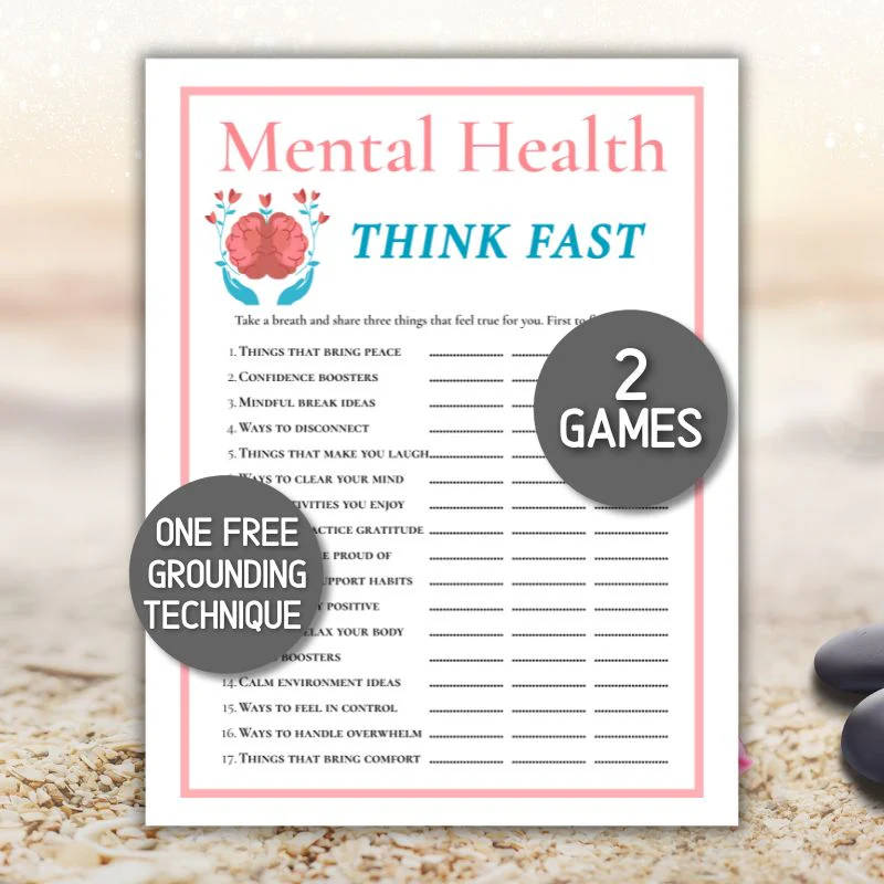 MENTAL HEALTH THINK FAST GAME