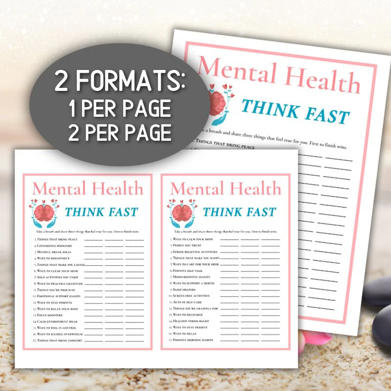 MENTAL HEALTH THINK FAST GAME - Image 5