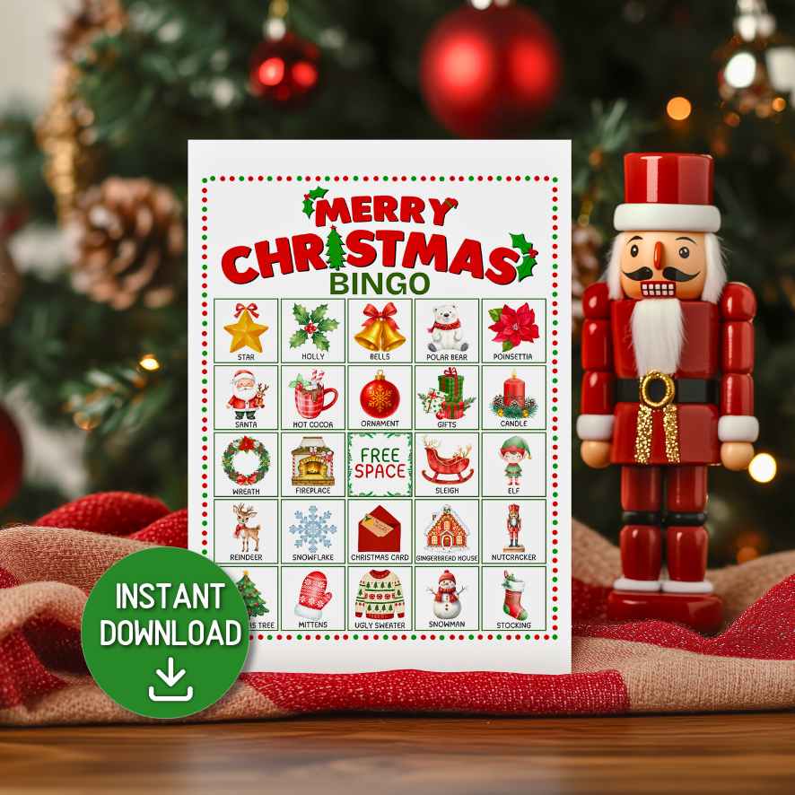 MERRY CHRISTMAS BINGO 50 CARDS - Image 2