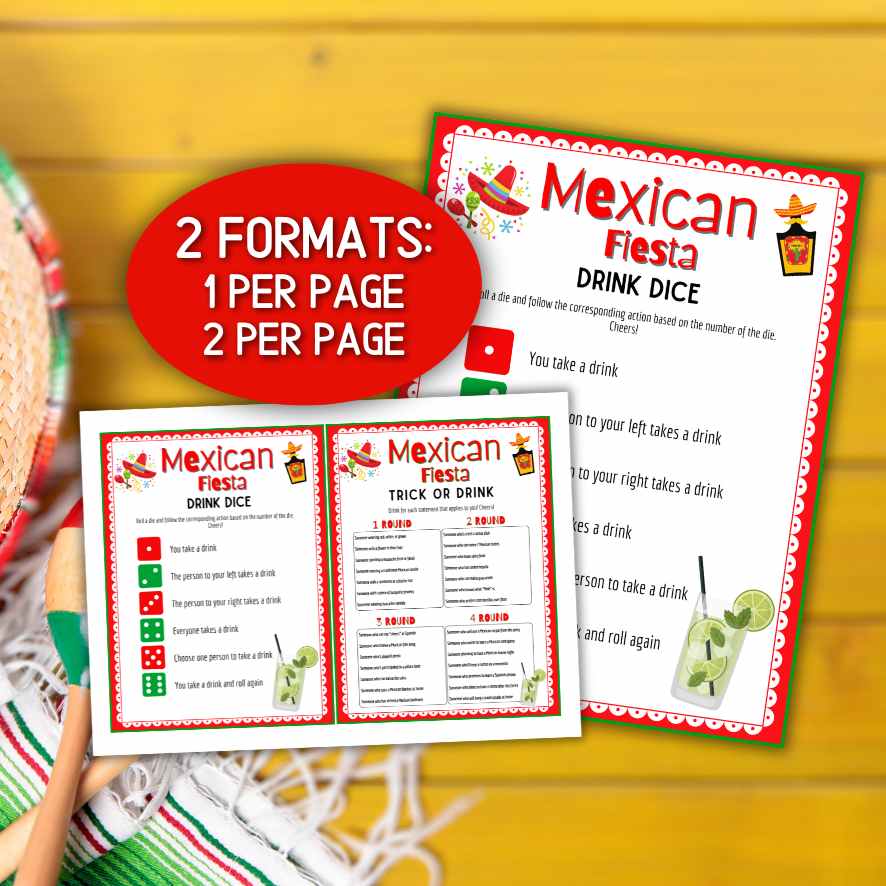 MEXICAN PARTY DRINK GAMES - Image 4