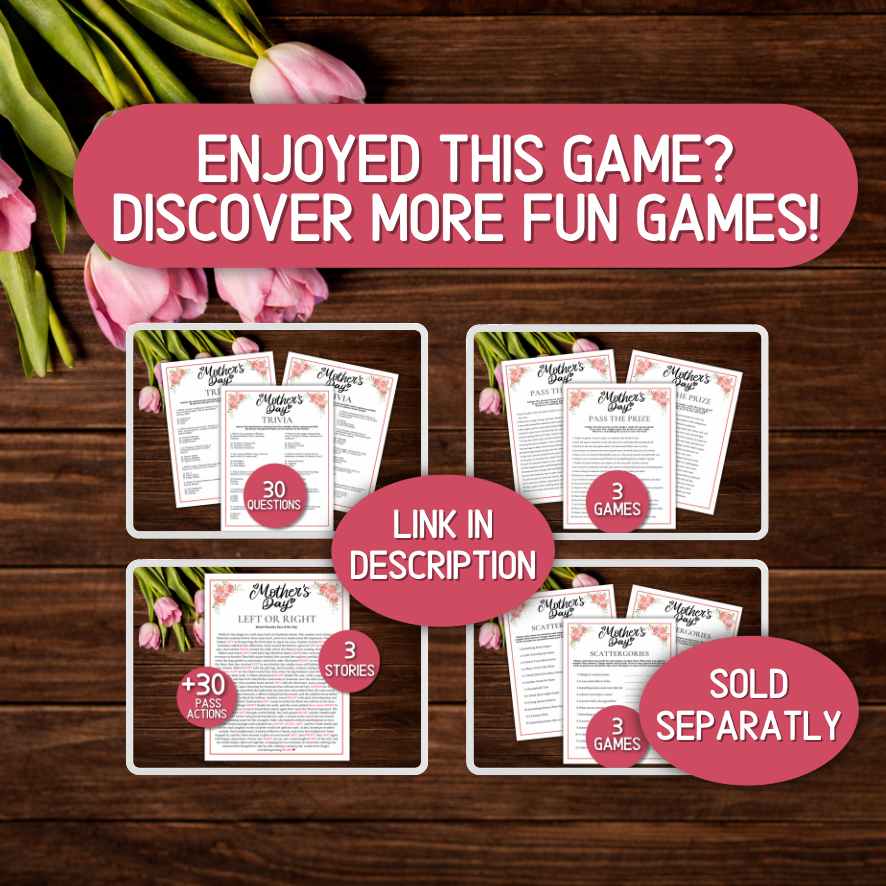 2 GAMES MOTHERS DAY PRINTABLE - Image 7