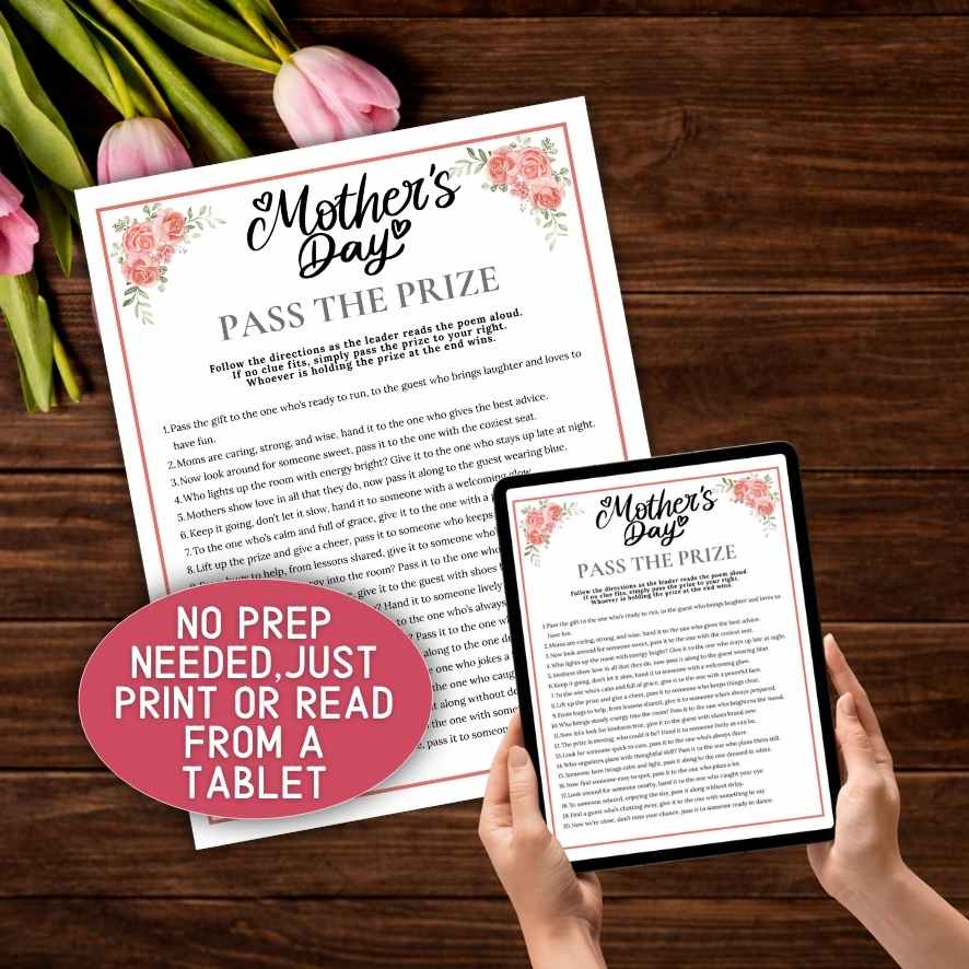 MOTHERS DAY PASS THE PRIZE GAME - Image 3