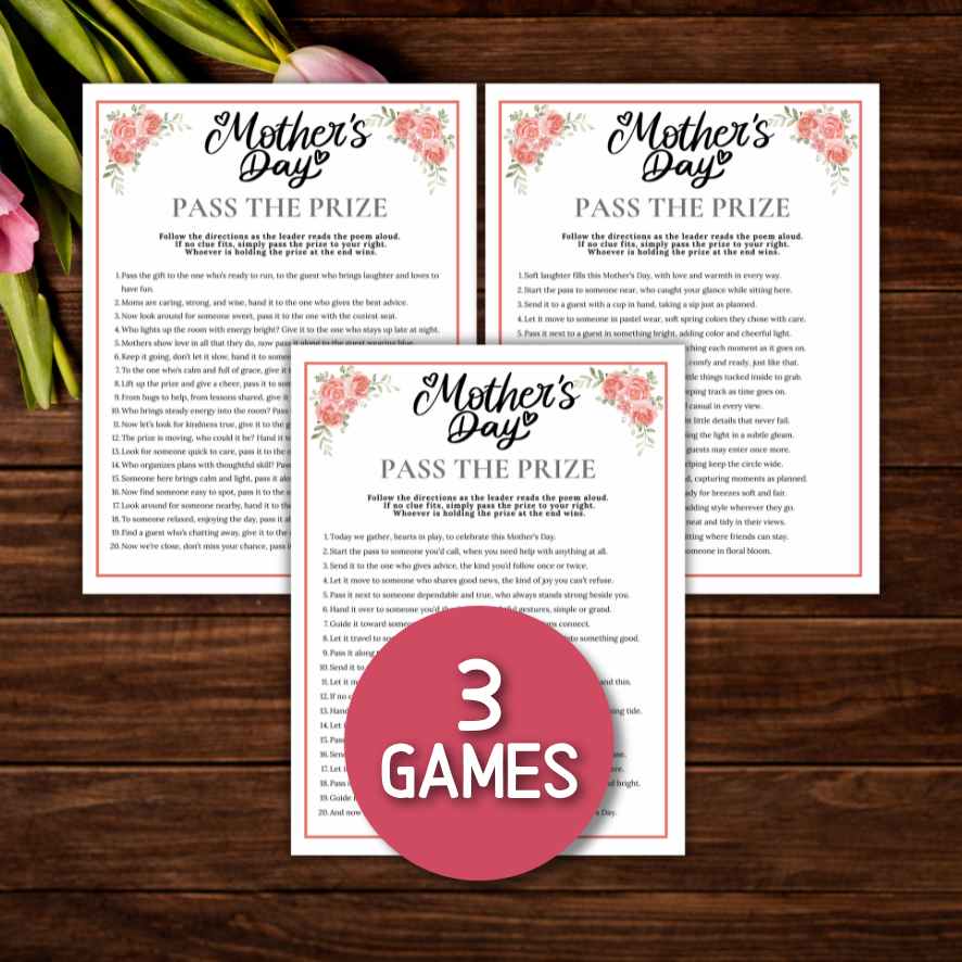 MOTHERS DAY PASS THE PRIZE GAME - Image 4