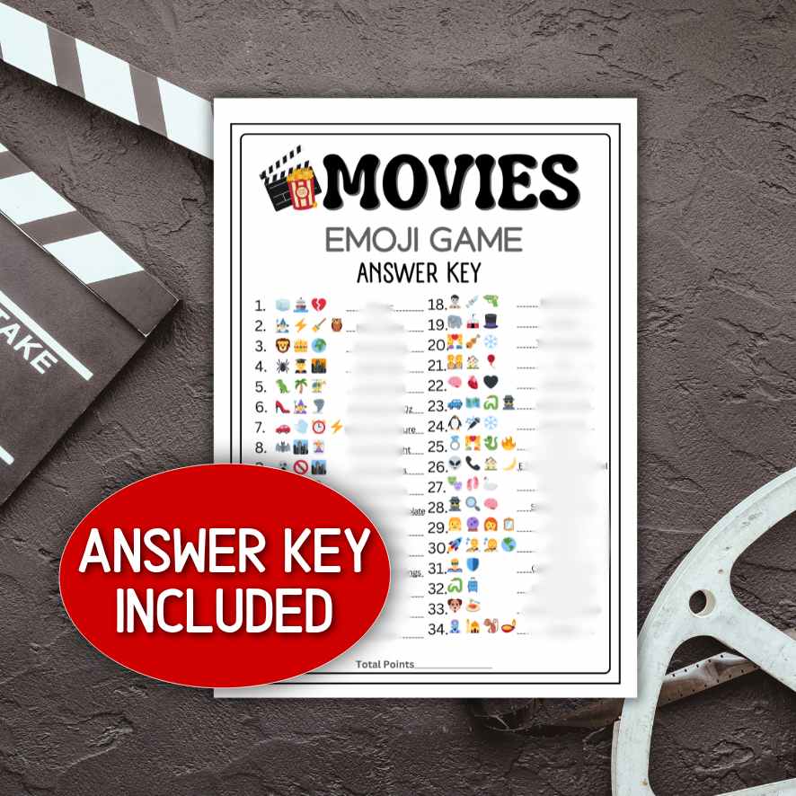 MOVIE EMOJI PICTIONARY GAME - Image 3