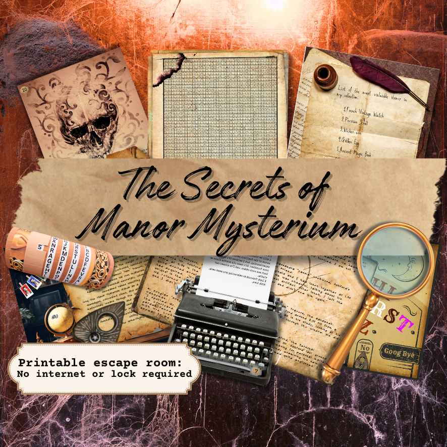 MURDER MYSTERY PARTY KIT ESCAPE ROOM GAME