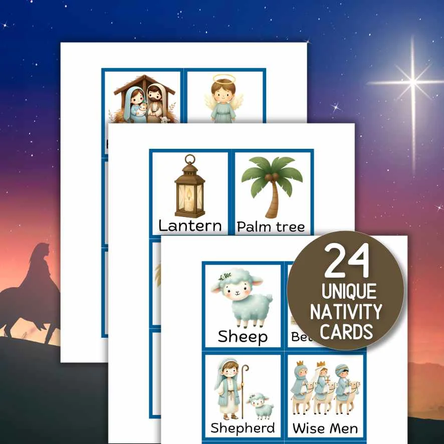 NATIVITY BINGO PRINTABLE 50 CARDS - Image 6