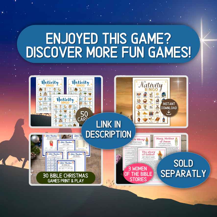 NATIVITY TRIVIA CHRISTMAS GAME - Image 8