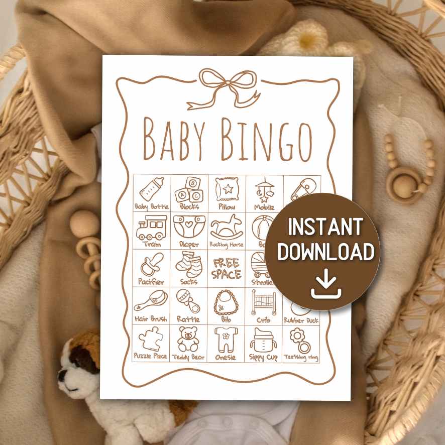 NEUTRAL BABY BINGO CARDS - Image 4