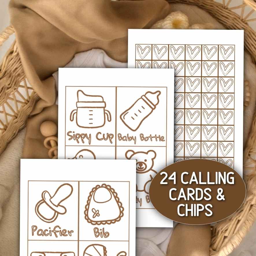 NEUTRAL BABY BINGO CARDS - Image 6
